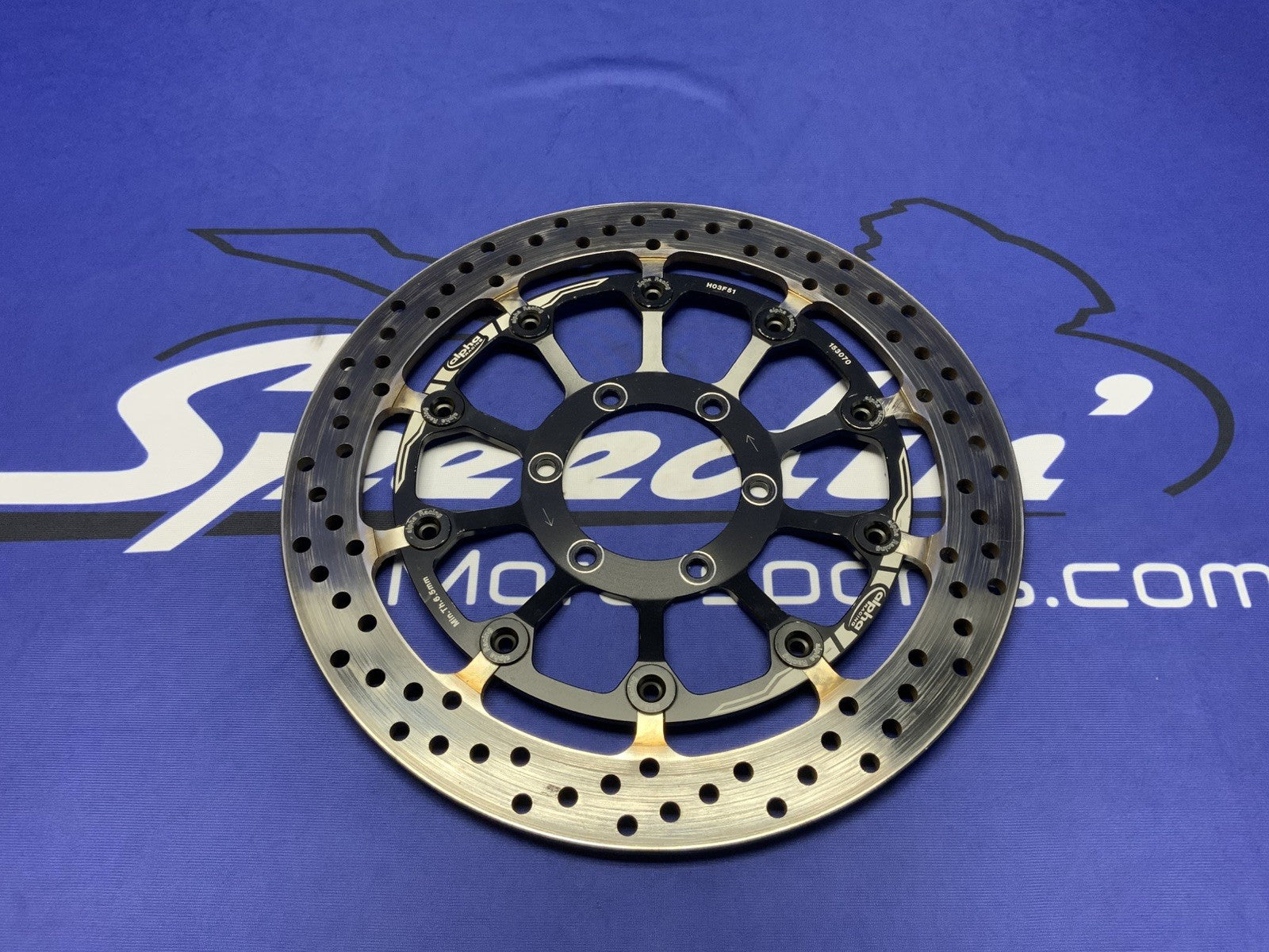 Alpha Racing Left 320x7mm EVO Brake Rotor BMW M1000RR 2021-2025 3411B303C01