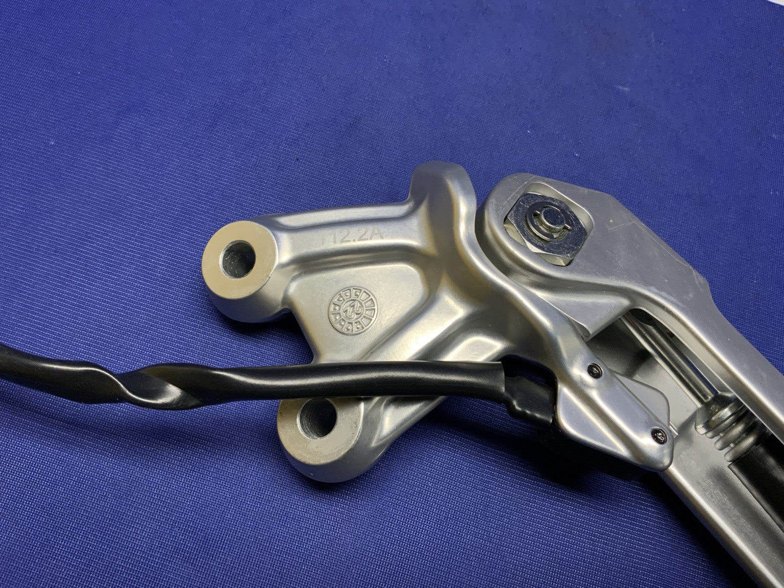 Ducati Side Stand W/ Switch (Silver) Panigale V2 2020-2025 OEM 55611132AA-1