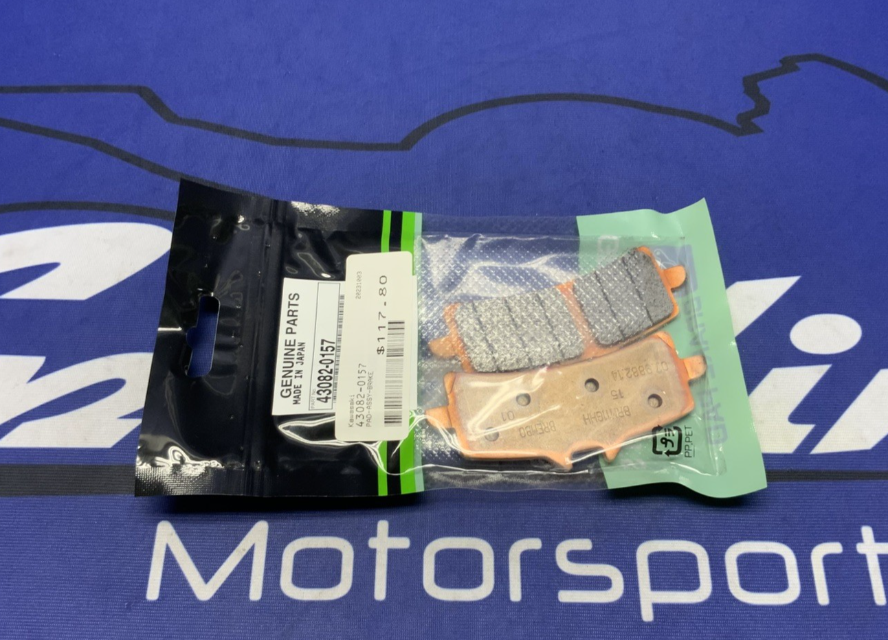 Kawsaki Brake Pat Set ZX-10R/RR 2017-2025 OEM 43082-0157