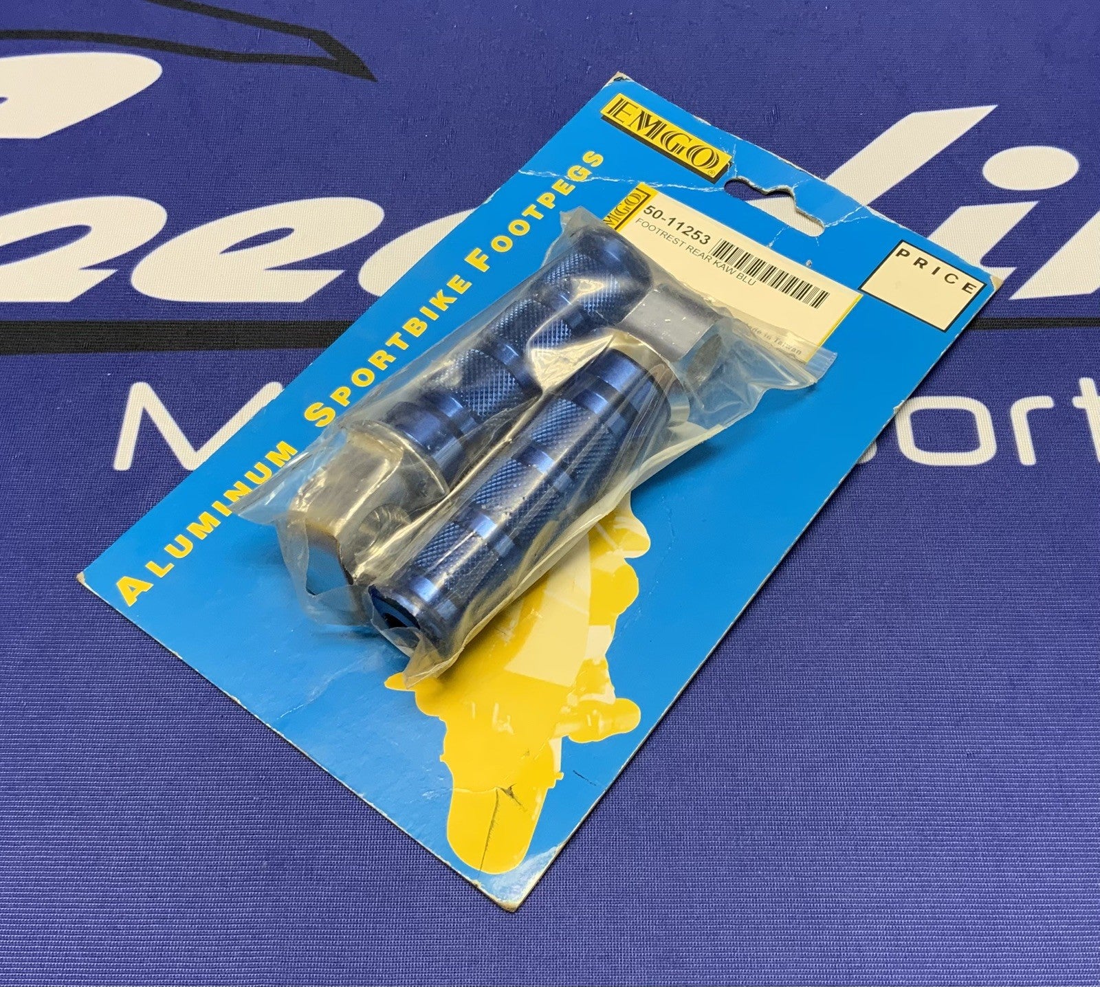 EMGO Rear Foot Pegs (Blue) ZX1100 1990-1993 50-11253