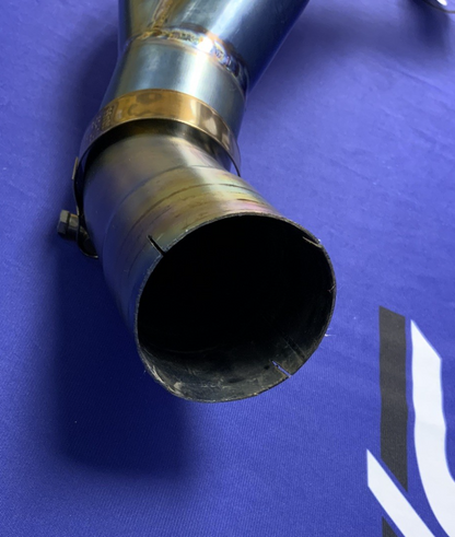 FM Projects Custom Rear Slip On Dual Exhaust System Aprilia RSV4RR 2015-2016 