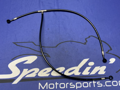 Galfer Front Brake Lines W/ Brembo Fitting GSXR 600/750 11-25 GLF-FK003D419-2-B
