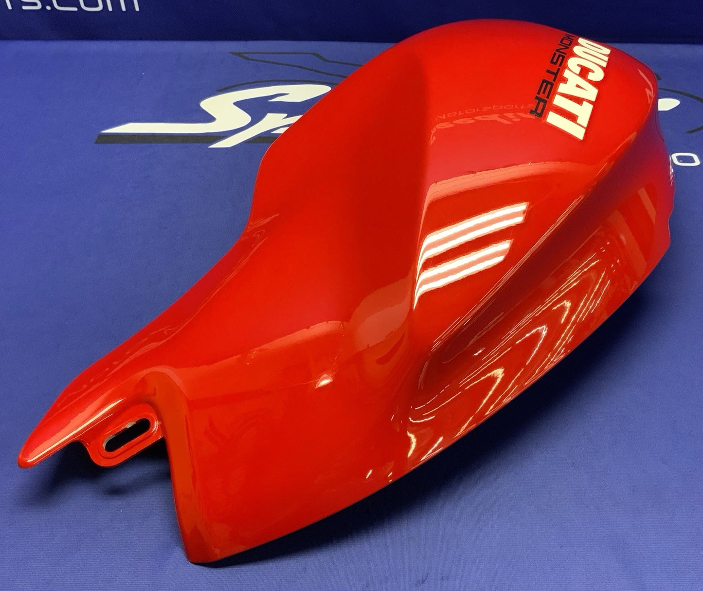 Ducati Left Tank Fairing (Red) Monster 696 2008-2013 OEM 48012591DA