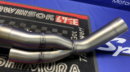 FM Projects Custom Rear Slip On Dual Exhaust System Aprilia RSV4RR 2015-2016 