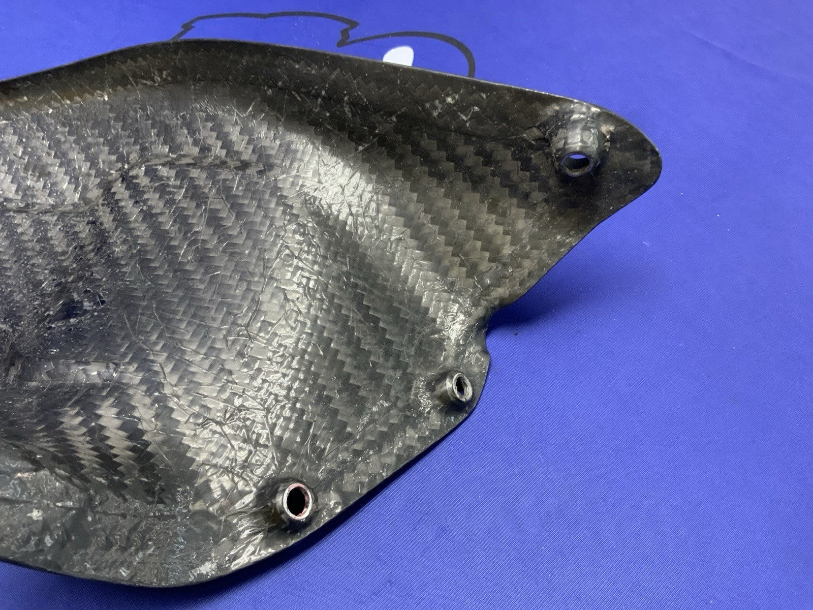 Ducati Rear Mudguard Carbon Fiber Panigale V4 2021-2025 OEM 96912551AA