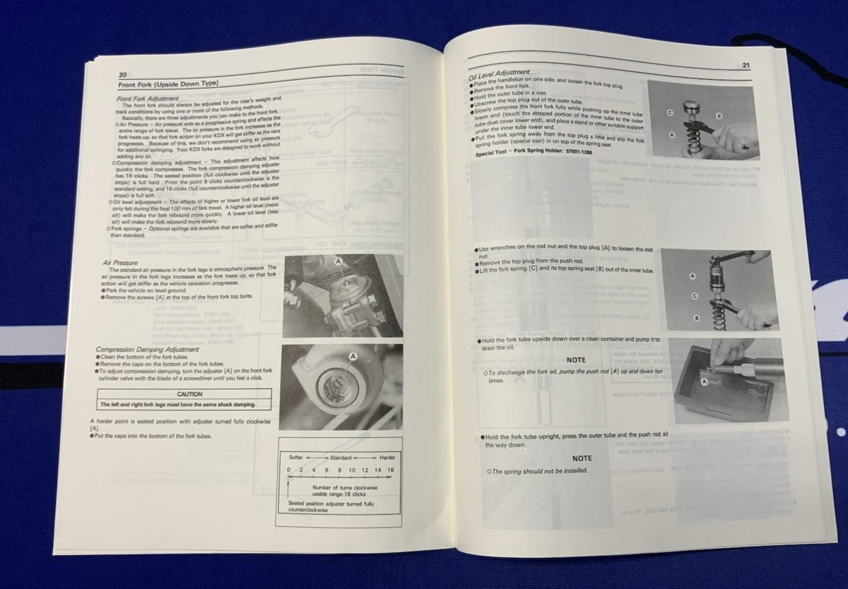 Kawasaki KDX200 Service Manual 1990-1994 OEM 99924-1166-51