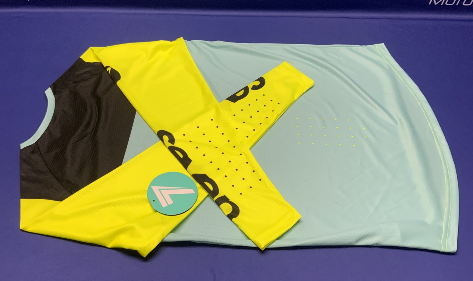 Seven Vox Aperture Jersey Flo Yellow/ Blue (Medium) 2250081-740-M