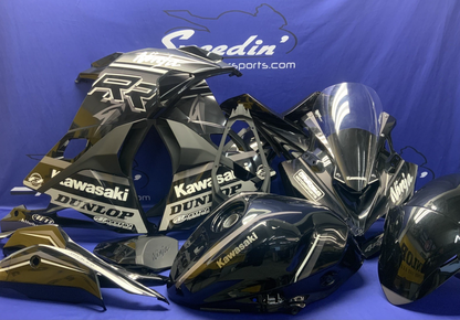 Graves Motorsports Body Work Set (Black) ZX-4R/RR 2023-2026 OEM 51094-5203-660