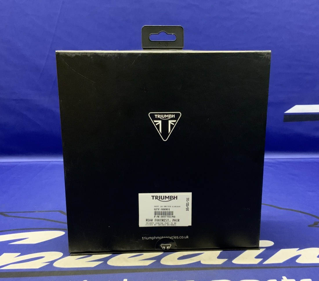 Triumph Passenger Foot Rest Pegs Bonneville T120 2016-2020 OEM A9770148