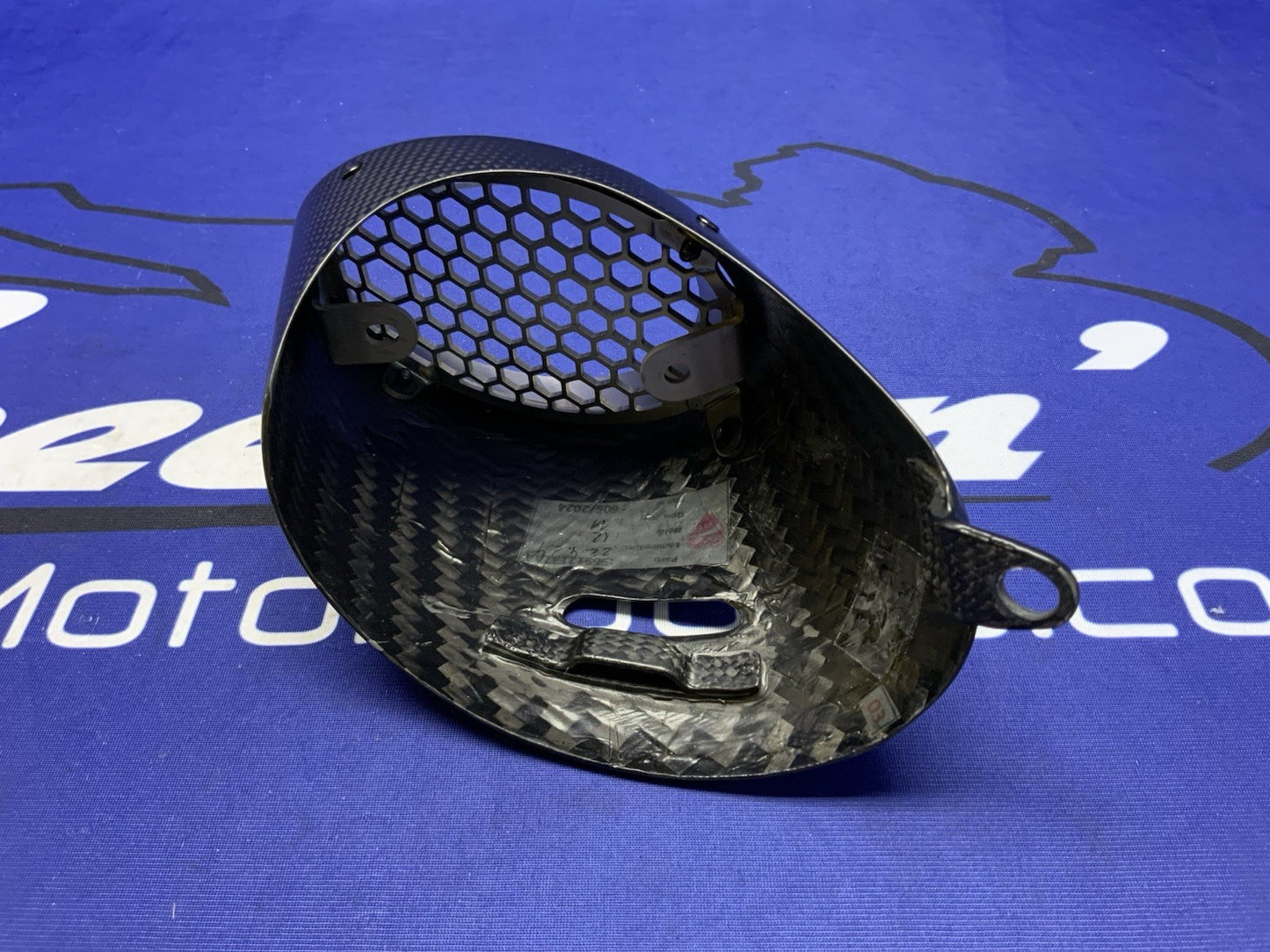 Ducati Exhaust Carbon End Tip Panigale V2/Bayliss 2020-2024 OEM 46017131BA-3