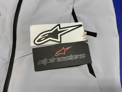 Alpinestars Aerosheel Waterproof Jacket Gray/Yellow Large New 4125007306