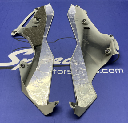 Yamaha Left & Right Lower Fairing Set (Gray) YZF-R6 2017-24 OEM BN6-28385-00-P4