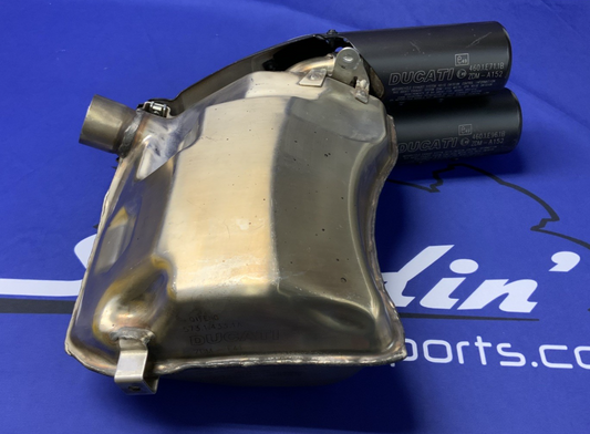 Ducati Catalytic Converter W/ Mufflers Desert Sled 2017-2023 OEM 57314331A