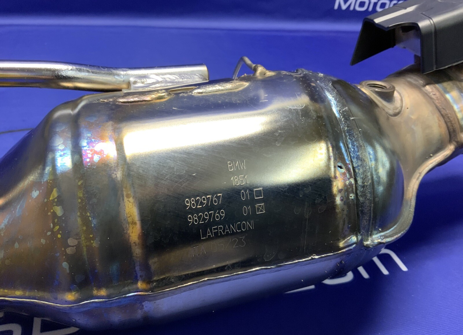 BMW Chrome Plated Exhaust Manifold R1250GS 2018-2023 OEM 18519829769