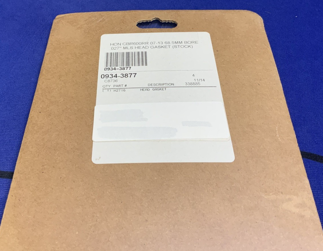 Cometic Cylinder Head Gasket Honda CBR600RR 2007-2016 0934-3877