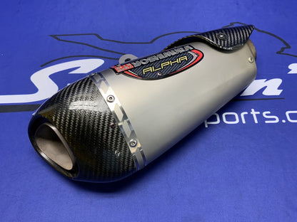 Yoshimura Alpha Slip-On Muffler Suzuki GSX-R1000 2017-2025 11182BP521