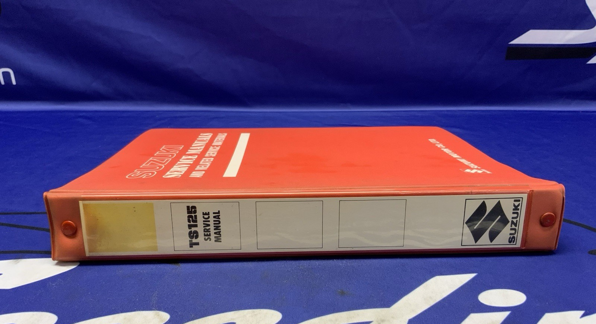 Suzuki TS125 Dual Sport Service Manual 1978-1980 OEM 99000-85280-2E3