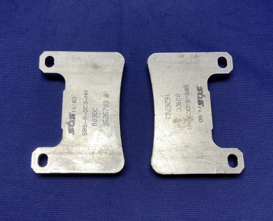 SBS Front 2PC Dual Carbon Racing Brake Pads 809DC