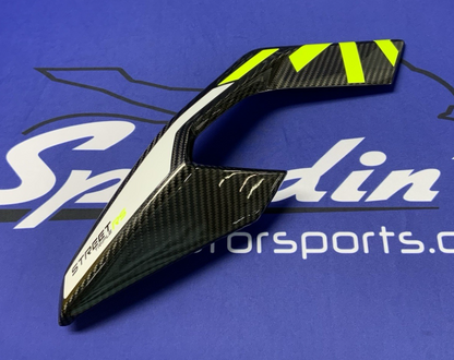 Triumph Left Panel (Carbon Fiber) Street Triple R/RS/Moto 2 23-25 OEM T2319910