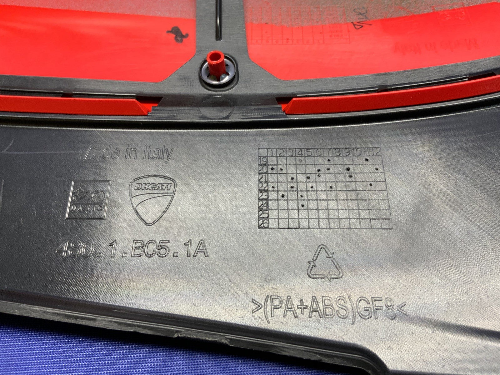 Ducati Left Tank Fairing Troy Bayliss Ed. Panigale V2 2022-2025 OEM 4801B041AB