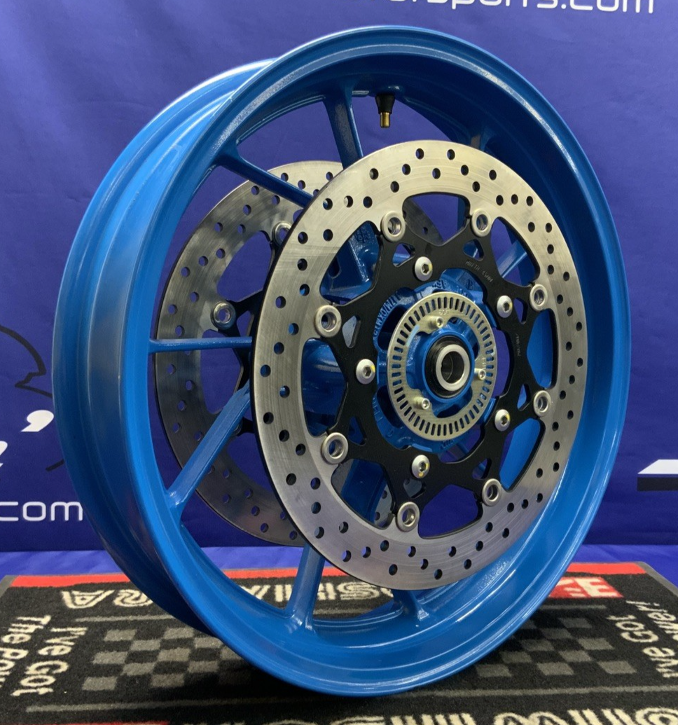 Suzuki Front Wheel W/ Rotors (Blue) GSX-8R 2024-2026 OEM 54111-25L00-QZB-2