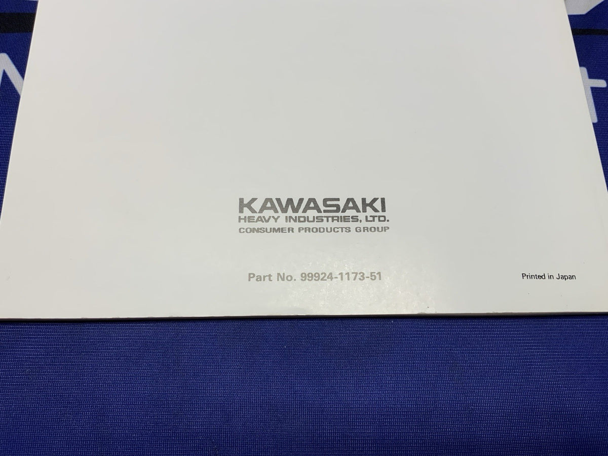 Kawasaki Jet Ski STS Service Manual 1995 OEM 99924-1173-51