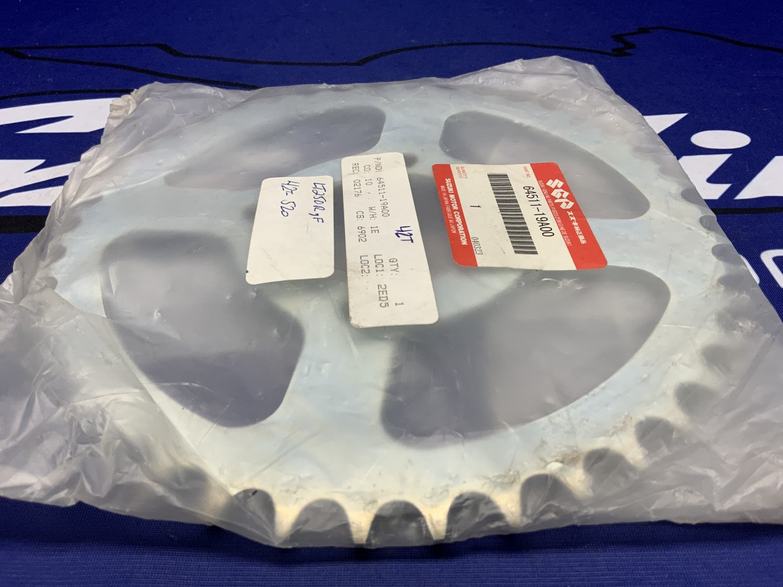 Suzuki Rear Sprocket LT250R QuadRacer 1985-1992 520 42 Tooth OEM 64511-19A00