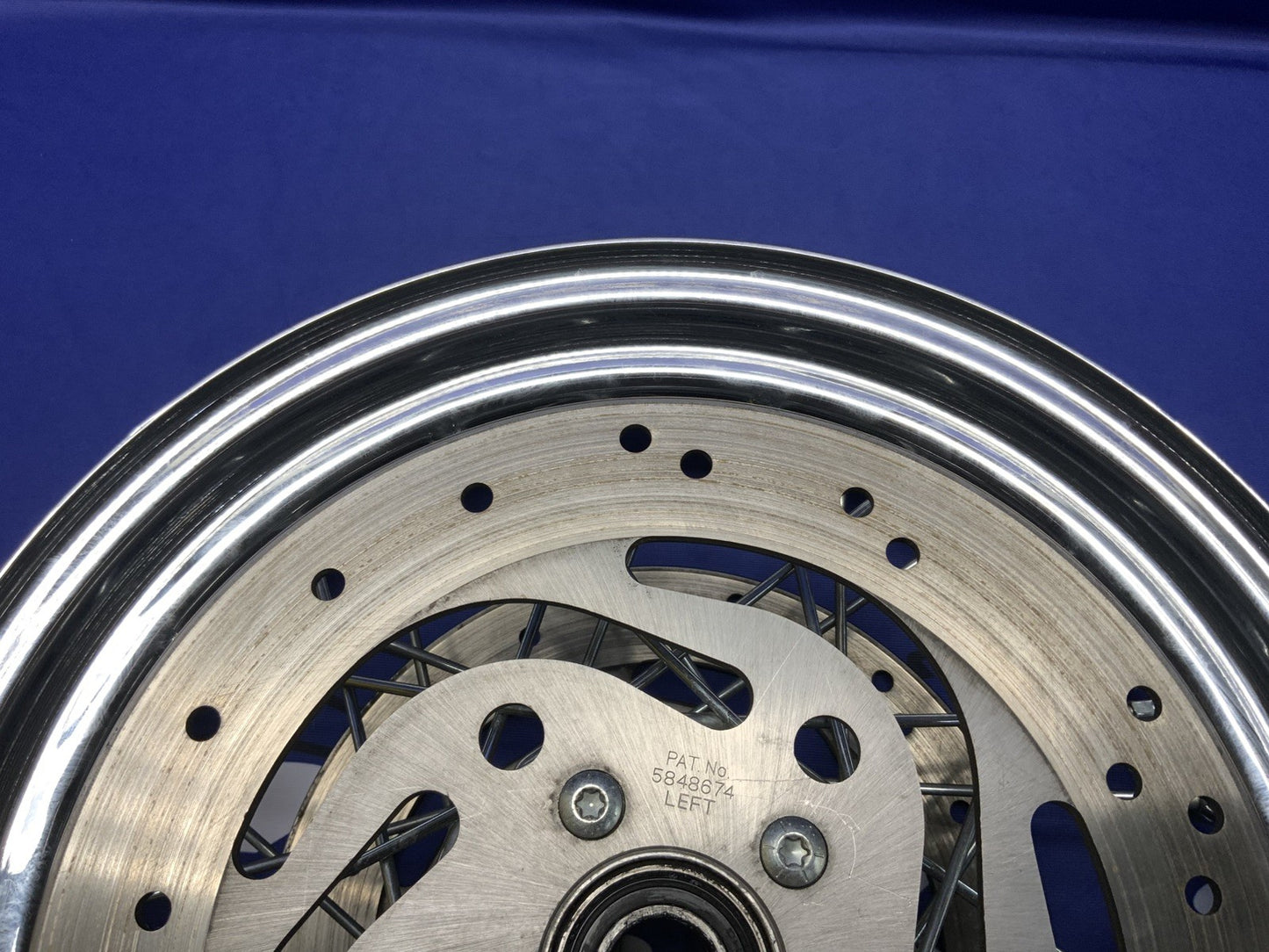 Harley Davidson 16" Front Wheel W/ Rotors Electra Glide 2000-2004 OEM 40960-08