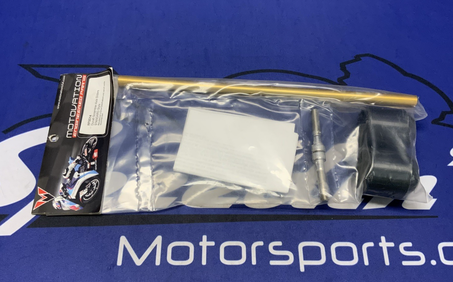 Motovation Axle Sliders (Standard Style) Scrambler 2015-2018 RFSD14