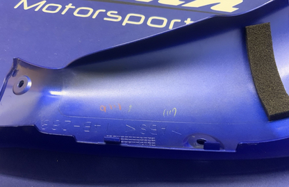 Yamaha Console Panel 1 (Blue Metallic) R1 2012-2014 OEM 14B-2837L-00-P6