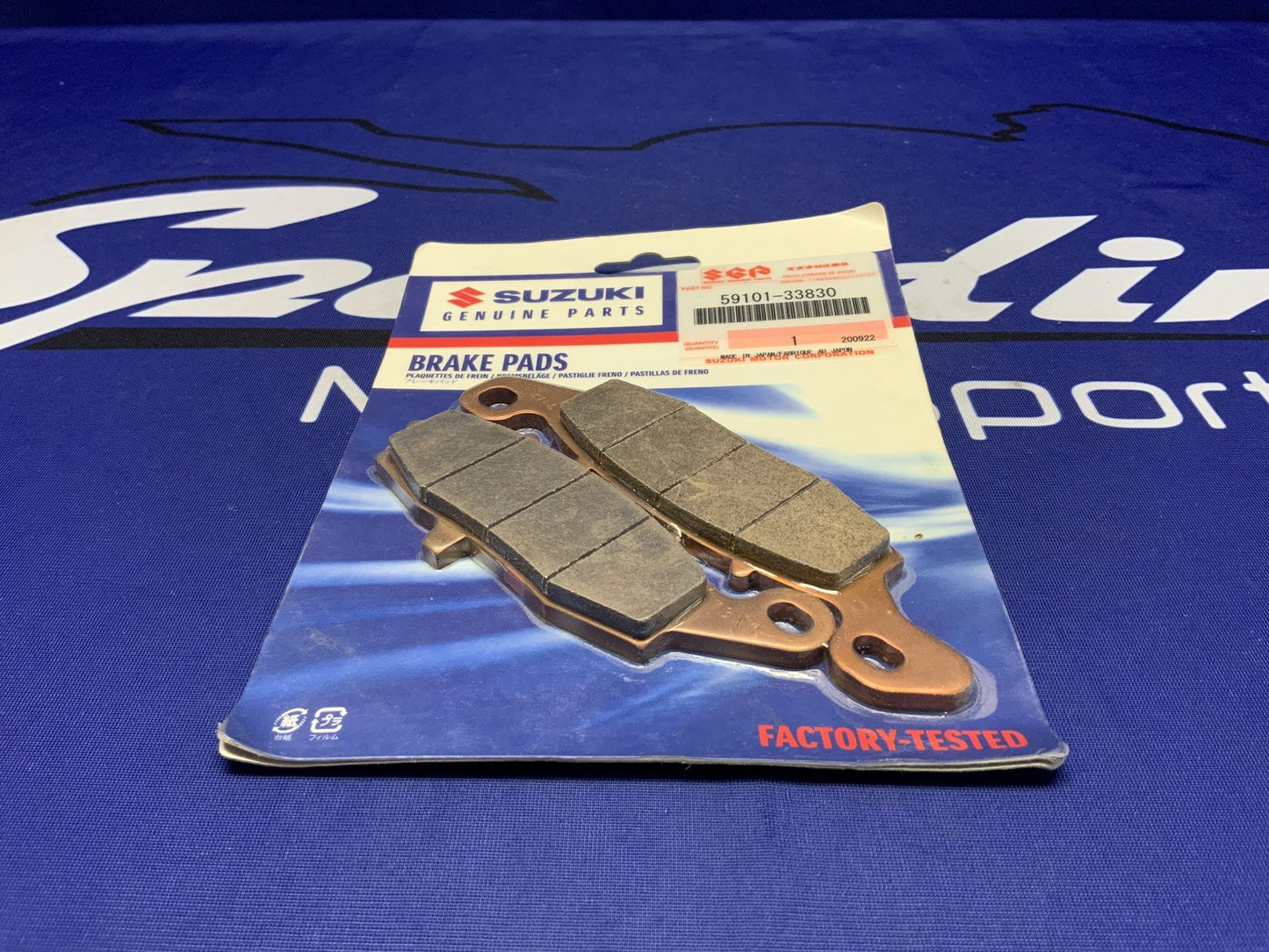 Suzuki Front Right Brake Pads Katana GSX600F/750F 1998-2006 OEM 59101-33830