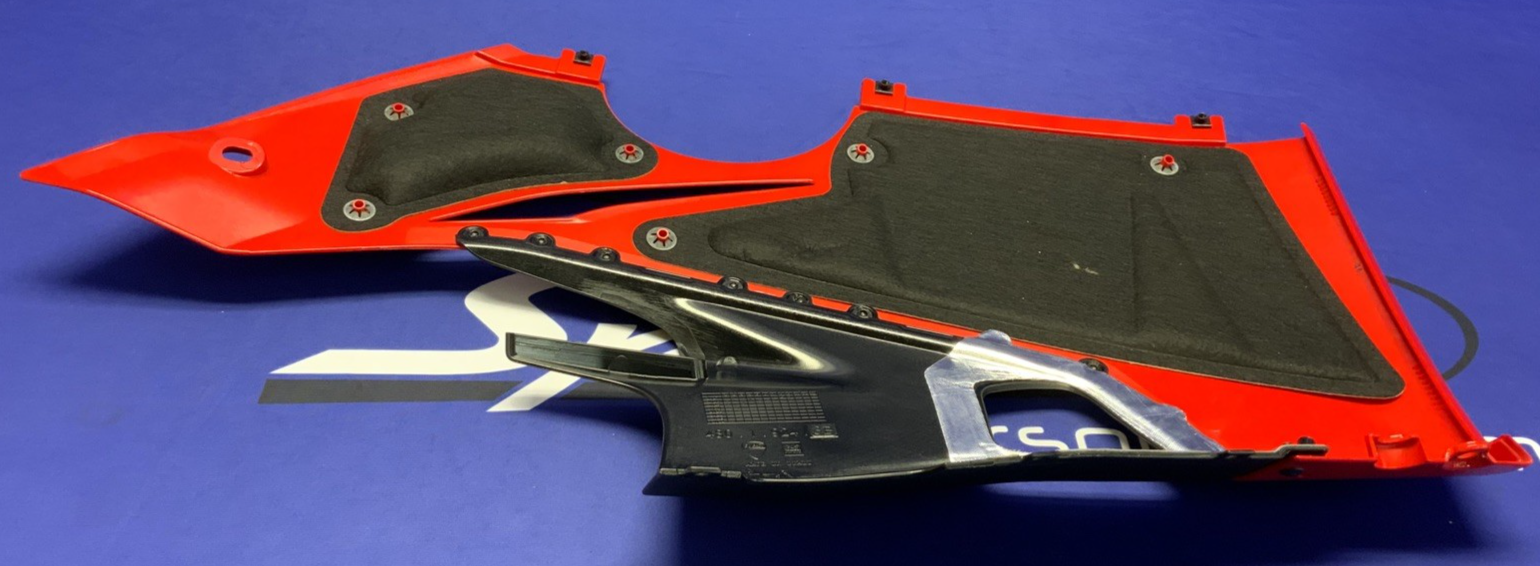 Ducati Left Lower Fairing (Anniversary Red) Panigale V4 19-20 OEM 48019275BT-1