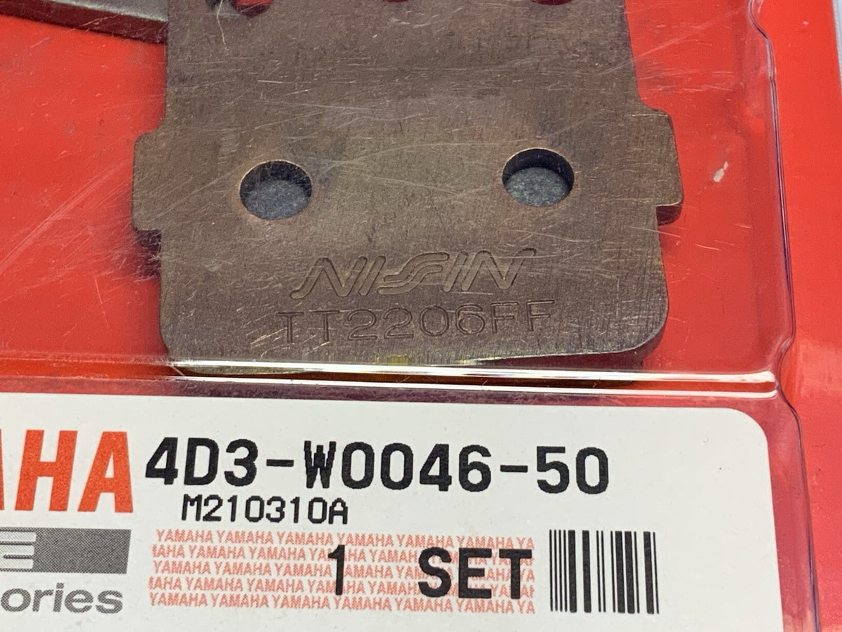Yamaha Brake Pad Kit 2 Raptor 250 2008-2013 OEM 4D3-W0046-50-00