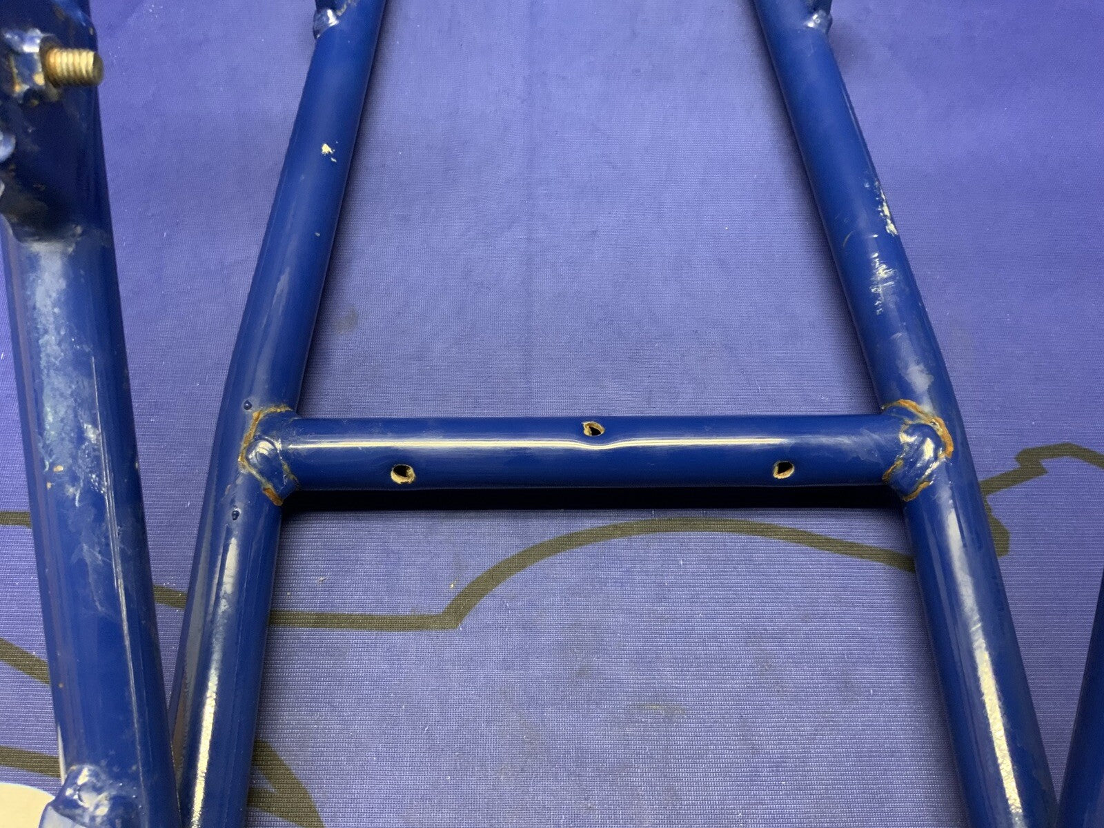 Yamaha Subframe Assembly (Blue) YZ125 1998 5DH-21190-00-P0