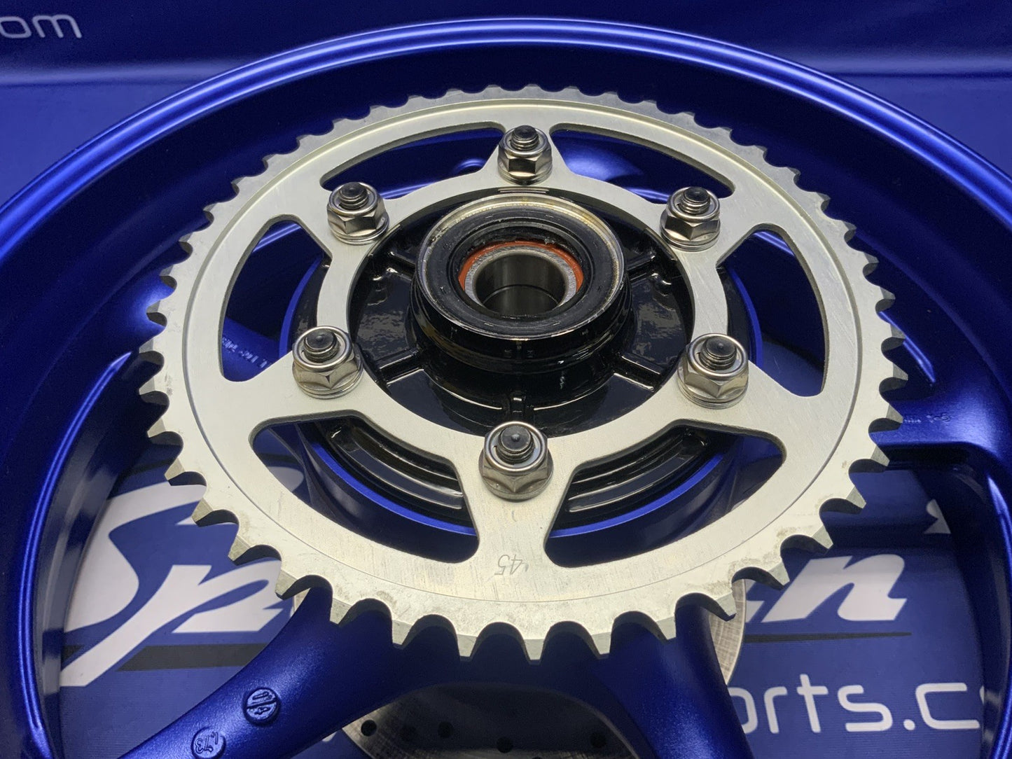 Yamaha Rear Wheel Assembly (Blue) YZF-R6 2008-2016 OEM 5SL-25338-00-P3