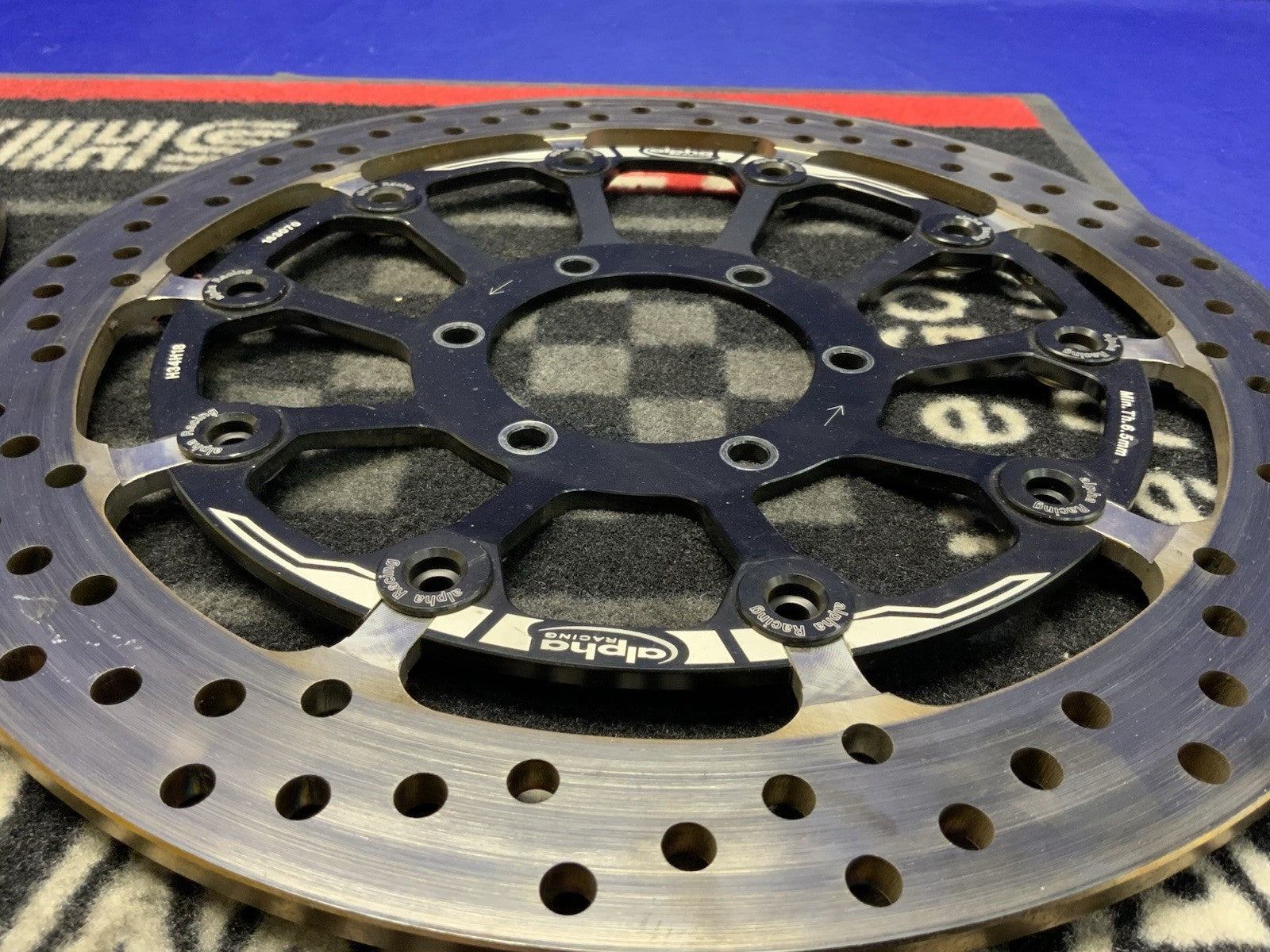Alpha Racing 320x7mm EVO Brake Rotor Set BMW M1000RR 2021-2025 3411B303C02