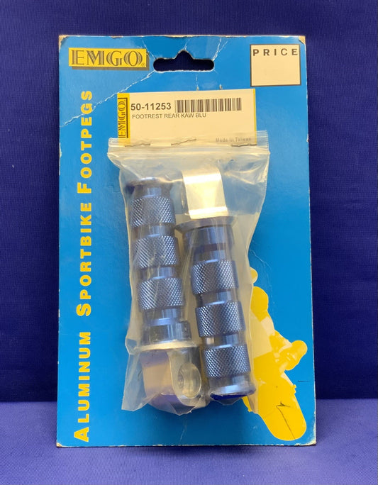 EMGO Rear Foot Pegs (Blue) ZX1100 1990-1993 50-11253