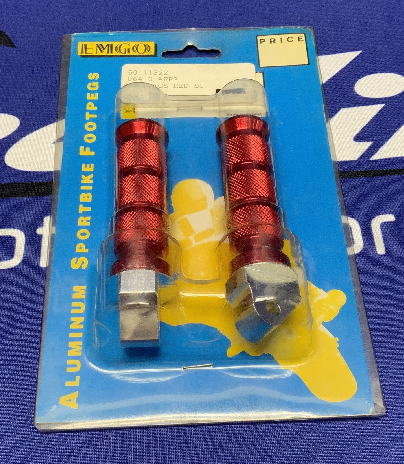 EMGO Rear Foot Pegs (Red) GSXR600/750 1996-1999 50-11322
