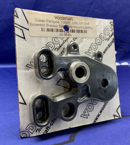 Woodcraft Left Shift Eccentric Bracket 1199 Panigale/S 2012-2014 05-0646L
