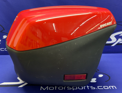Ducati Saddle Bag Set (Red) STAS 2001-2005 OEM 69810151A/6981016A