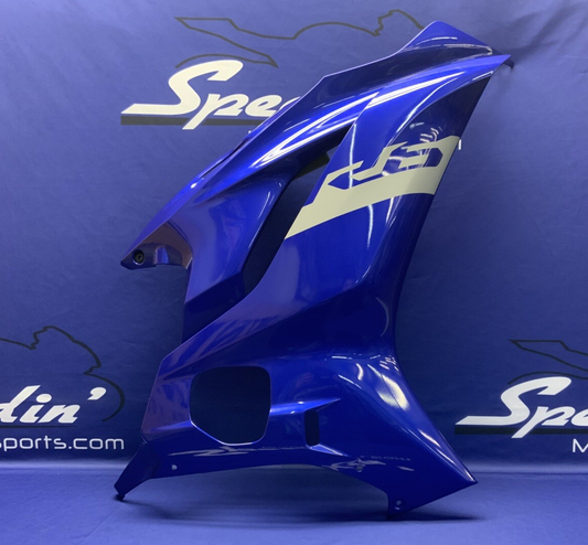 Yamaha Right Complete Fairing (Blue) YZF-R6 2017-2024 OEM BN6-W283V-90-P0