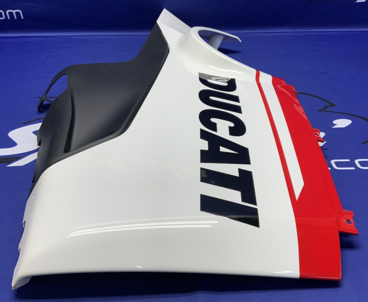 Ducati Right Fairing (White) Panigale V4 2019 OEM 48019832BA