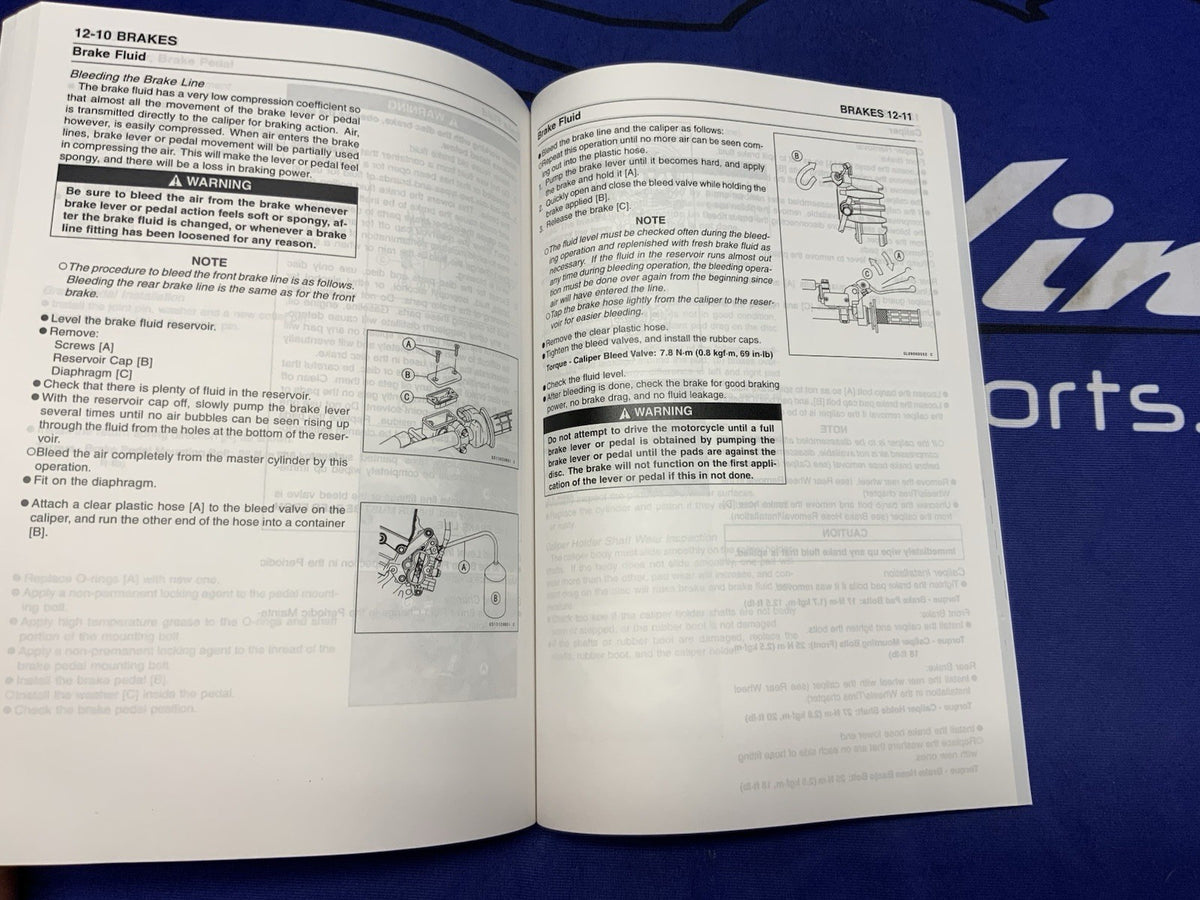 Kawasaki KX250F Service Manual 2006-2008 OEM 99924-1354-04
