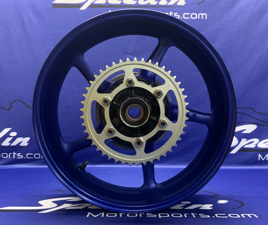 Yamaha Rear Wheel Assembly (Blue) YZF-R6 2008-2016 OEM 5SL-25338-00-P3