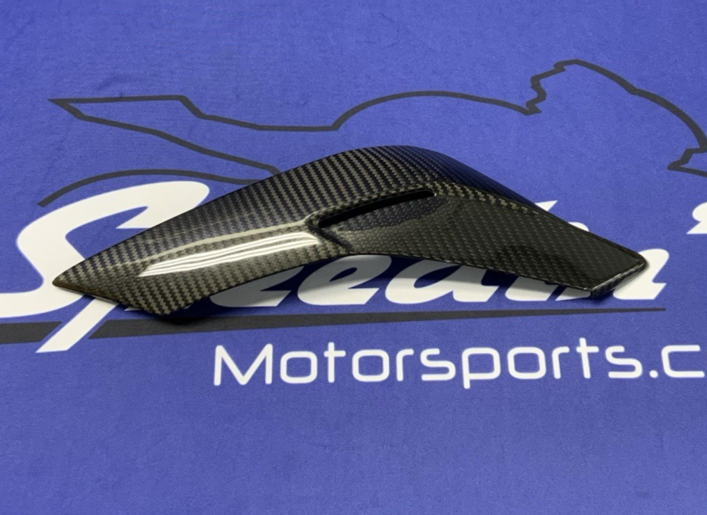 Triumph Left Belly Pan Carbon Fiber Street Triple R/RS/Moto 2 23-25 OEM T2317077