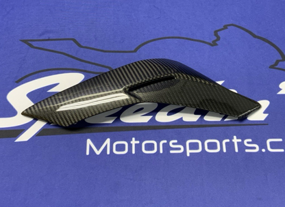 Triumph Left Belly Pan Carbon Fiber Street Triple R/RS/Moto 2 23-25 OEM T2317077