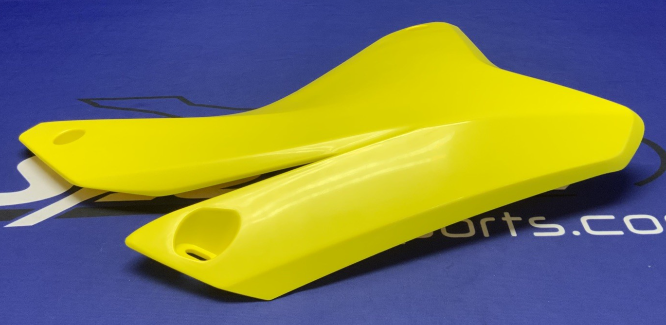 Suzuki Left Radiator Shroud (Yellow) RM-Z450 2005-2006 OEM 17762-35G00-YU1