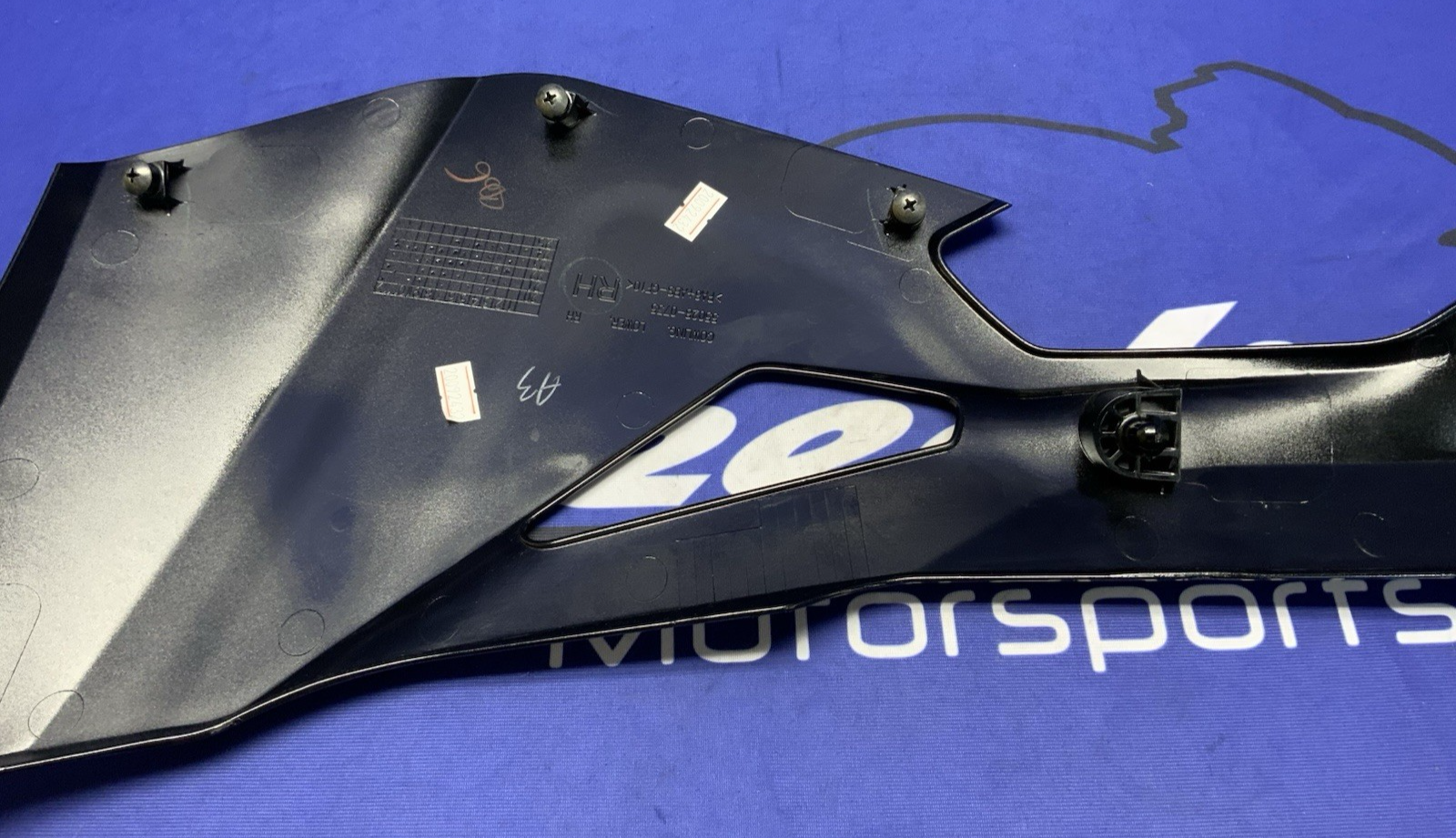 Kawasaki Right Lower Fairing (Black) ZX-4R/RR 2023-2026 OEM 55061-5227-H8