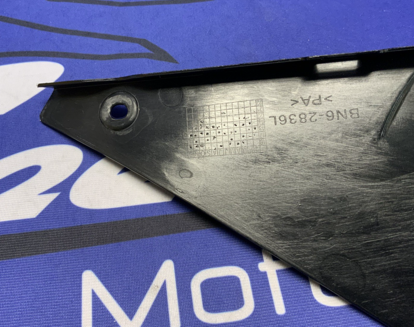 Yamaha Left Inner Cooling Fan Trim YZF-R6 2017-2024 OEM BN6-2836L-00-00-2