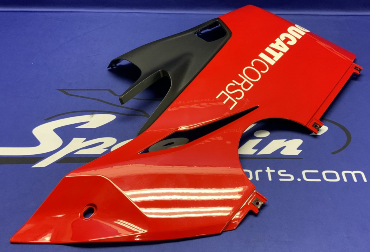 Ducati Left Lower Fairing (Anniversary Red) Panigale V4 19-20 OEM 48019275BT-1